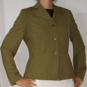 Vtg Eye Wool herringbone Blazer 10 NWT